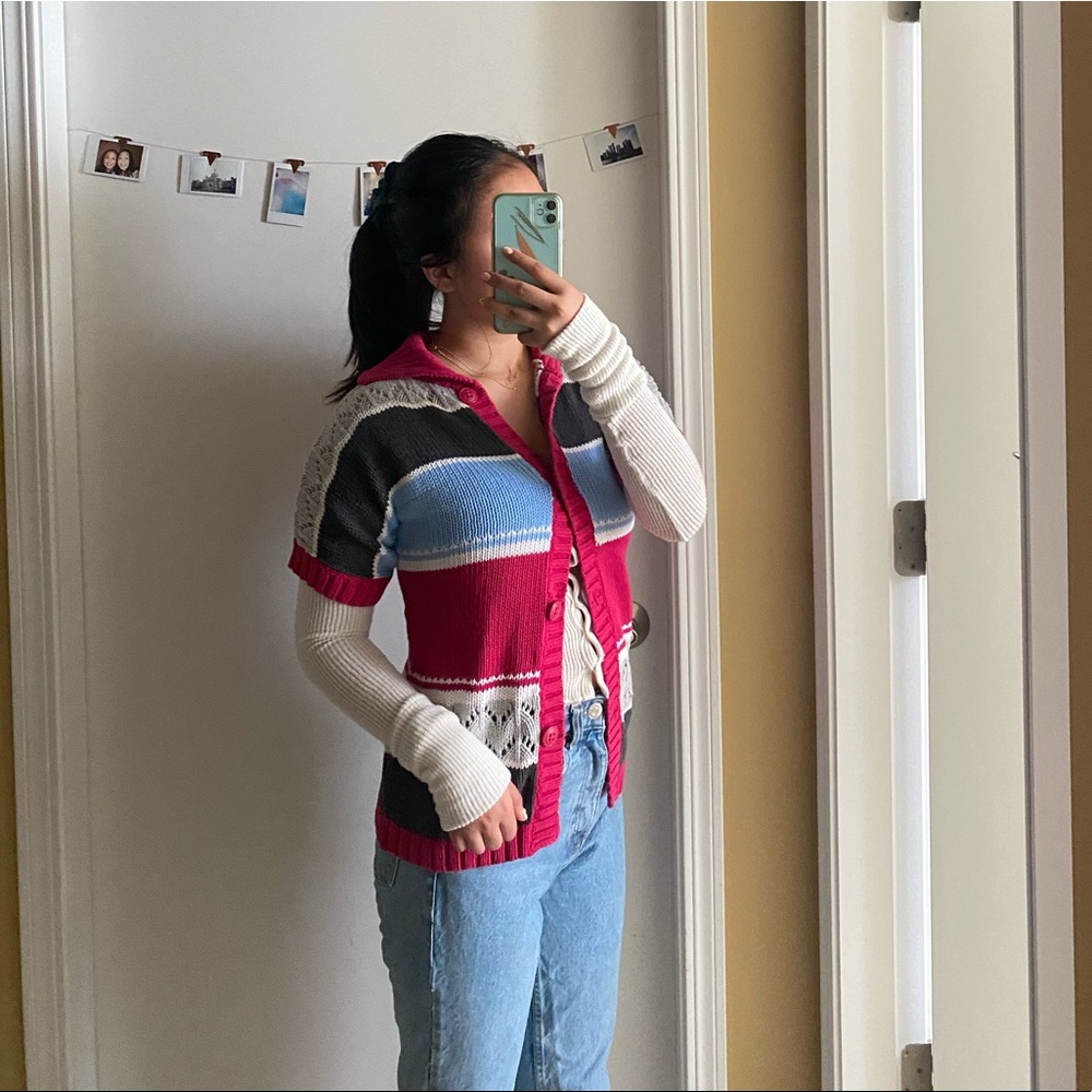 Color-block Knitted Sweater